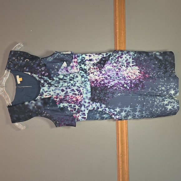 leifsdottir Dresses & Skirts - Leifsdottir Starry Mini Dress in Blue and Purple